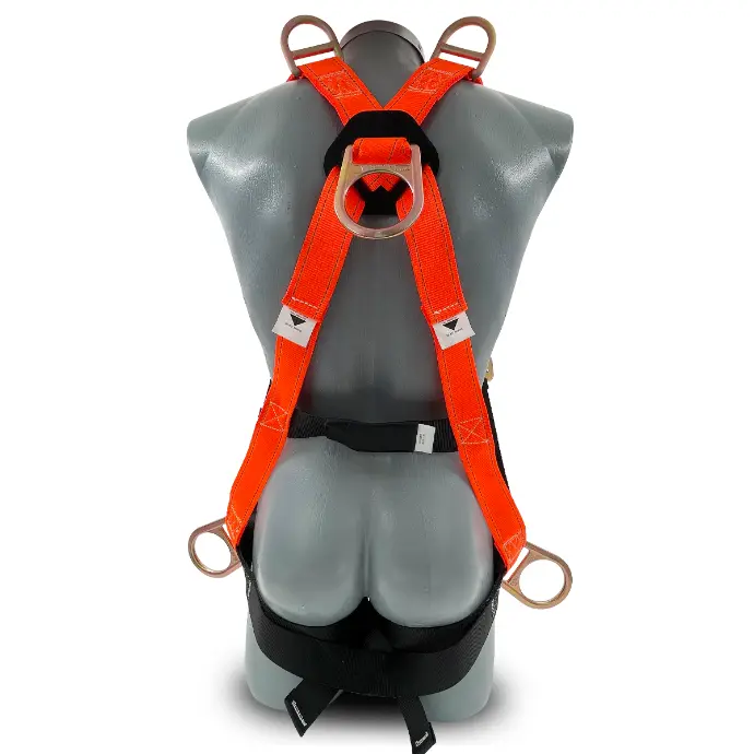 Arnés de cuerpo completo 5 Anillos ,  espalda  , 2 costados y 2 en hombros  Mod. ASK-5  Mca. Sterkman 